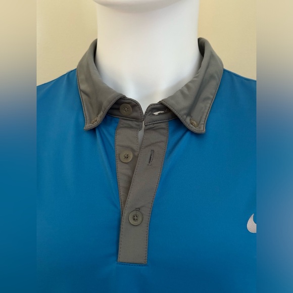 Nike Tour Performance Provo Golf Club Turks & Caicos Islands Blue & Gray Sz XL - Picture 2 of 14